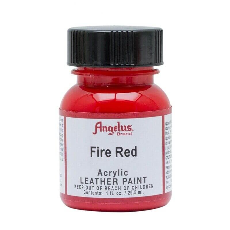 Angelus Leather Paint - Fire Red - Funky Home Crafts