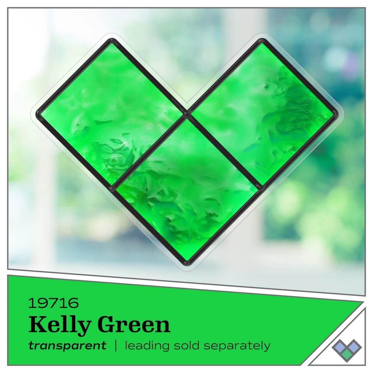 Gallery Glass Paint 59ml - Kelly Green - Funky Home Crafts