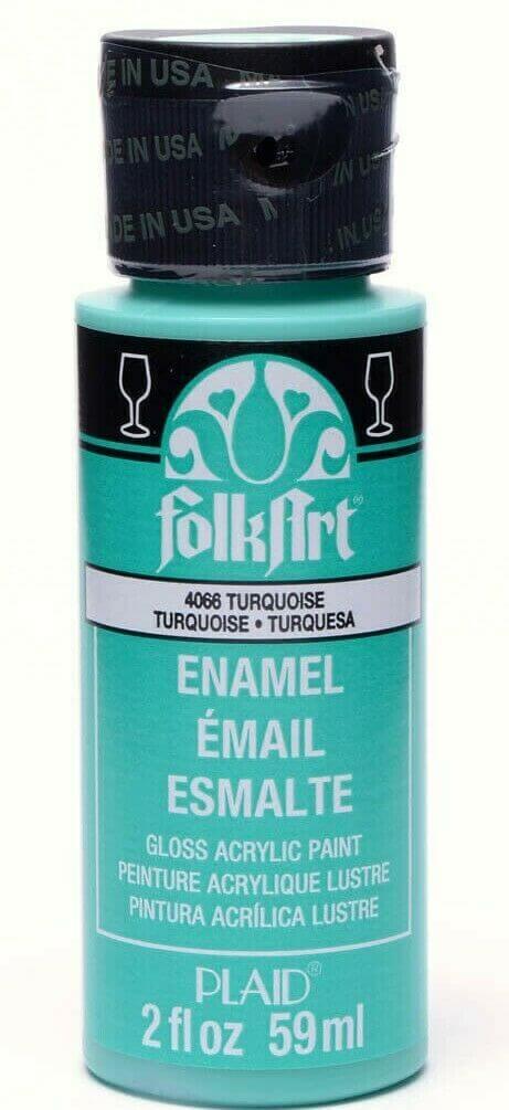 Enamel Turquoise - Funky Home Crafts