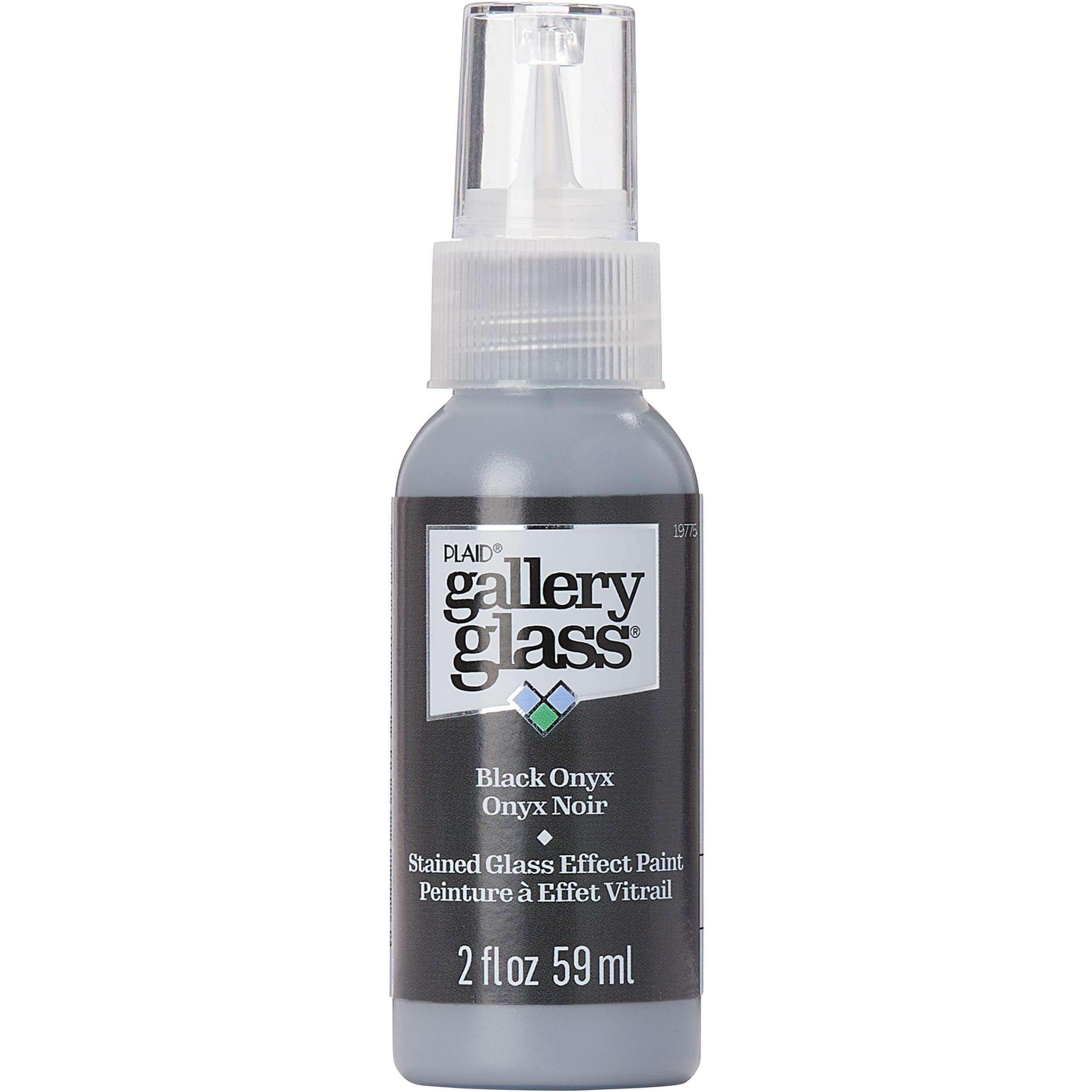 Gallery Glass Paint 59ml - Black Onyx - Funky Home Crafts