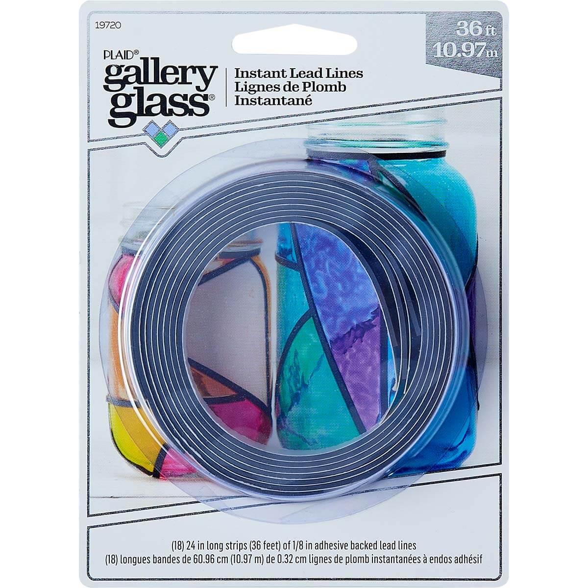 Gallery Glass Instant Lead Lines 36ft - Funky Home Crafts